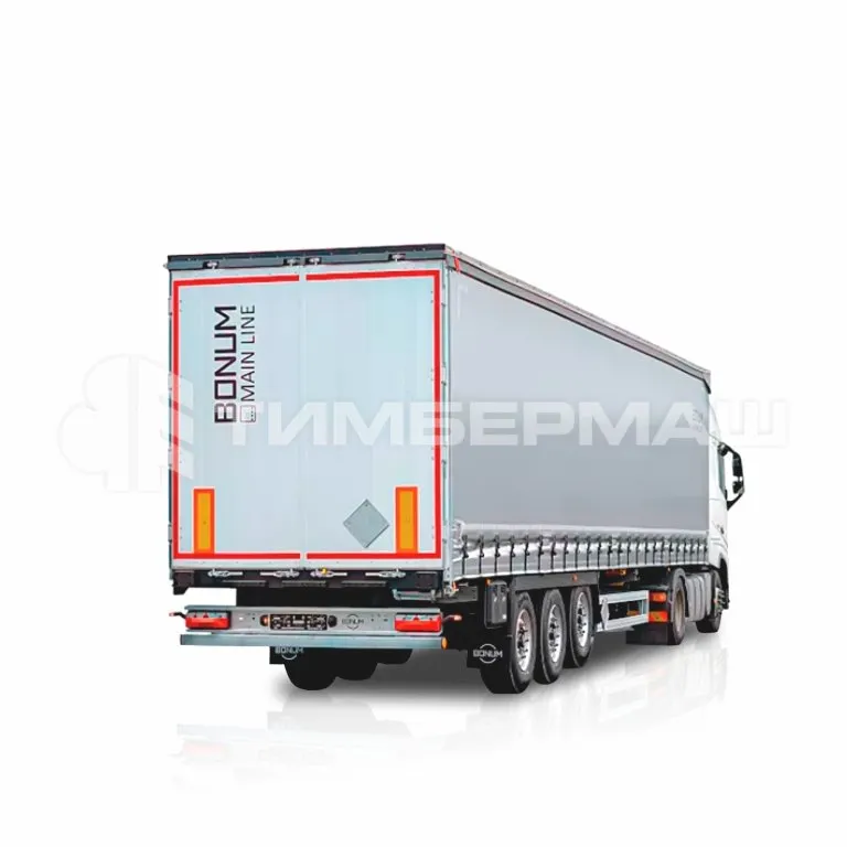 Шторный полуприцеп BONUM 13,62 м для перевозки опасных грузов