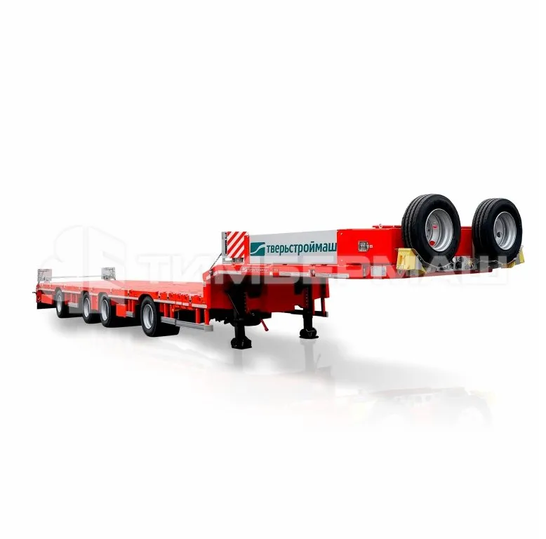 Низкорамный раздвижной трал Тверьстроймаш 993941 с приставными трапами